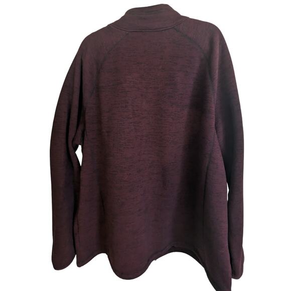 Swiss Tech Mens Maroon Full Zip Jacket Size 2XL Made in Jordan - Picture 2 of 10